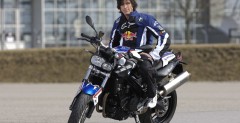 Chris Pfeiffer i motocyklowy stunt na BMW